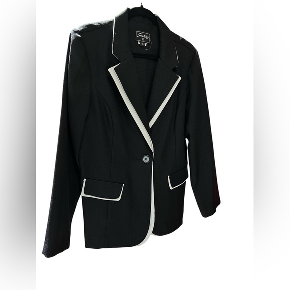 Sweet Suit Black Herringbone Blazer NWT - Picture 12 of 12